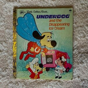 Vintage Little Golden Underdog Book Children’s Book